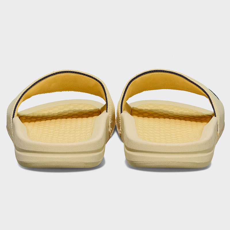 Women's Big Logo TechLoom Slide Lemon Zest / Midnight view 4