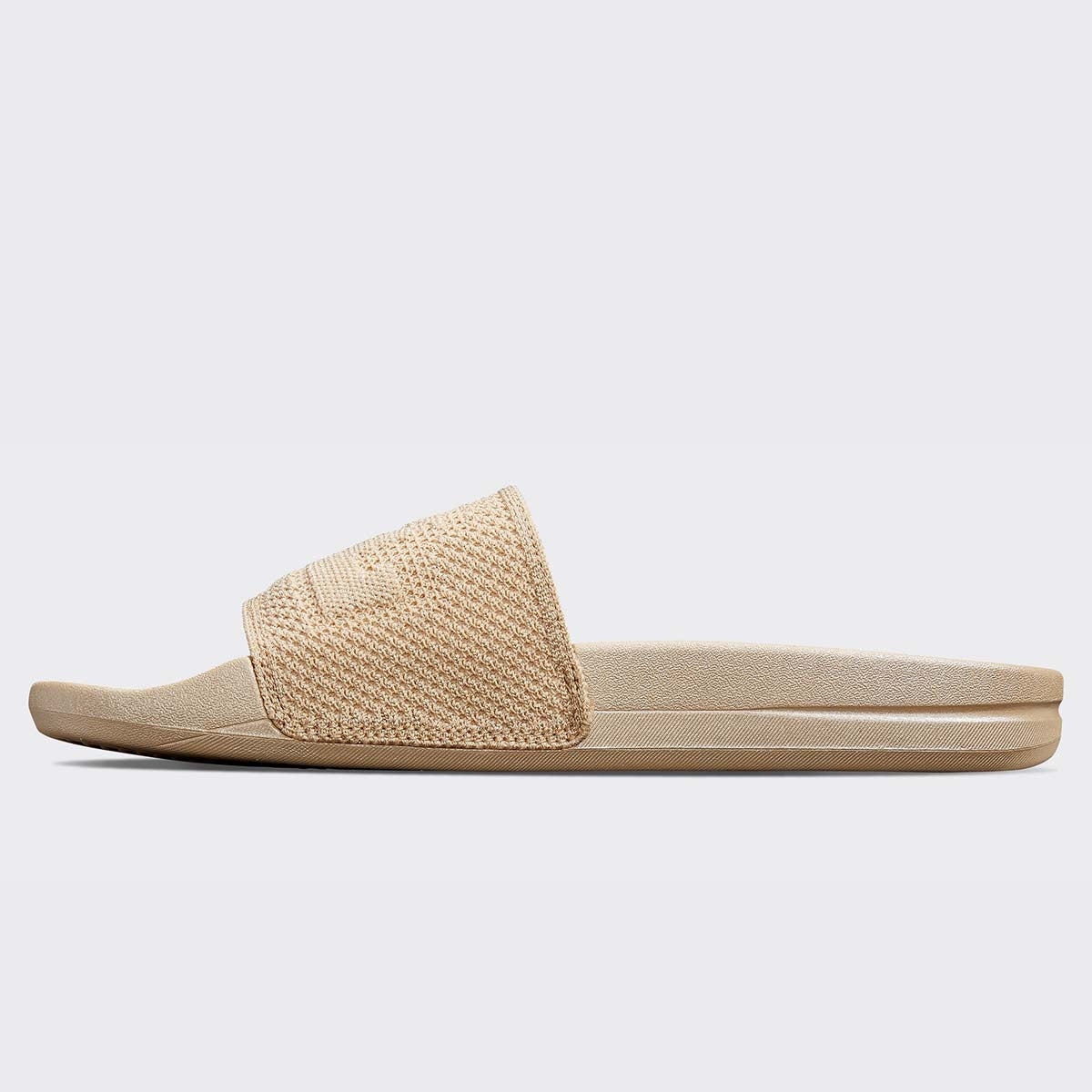 Men's Big Logo TechLoom Slide Metallic Champagne view 3