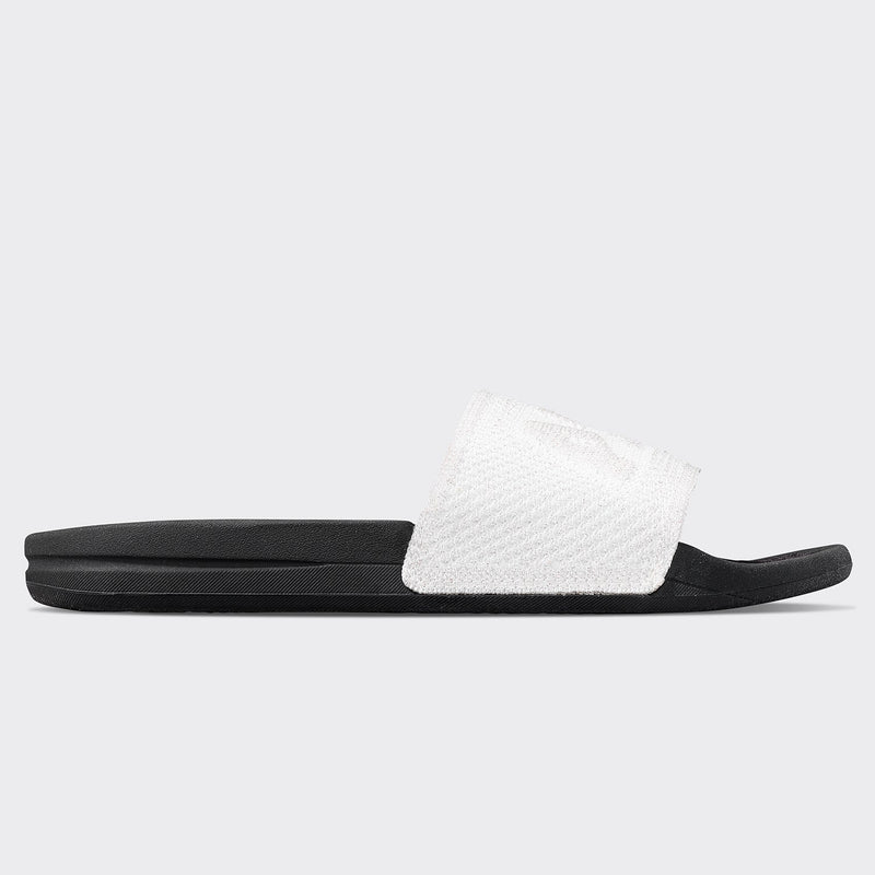 Men's Big Logo TechLoom Slide Metallic Pearl / Black view 2