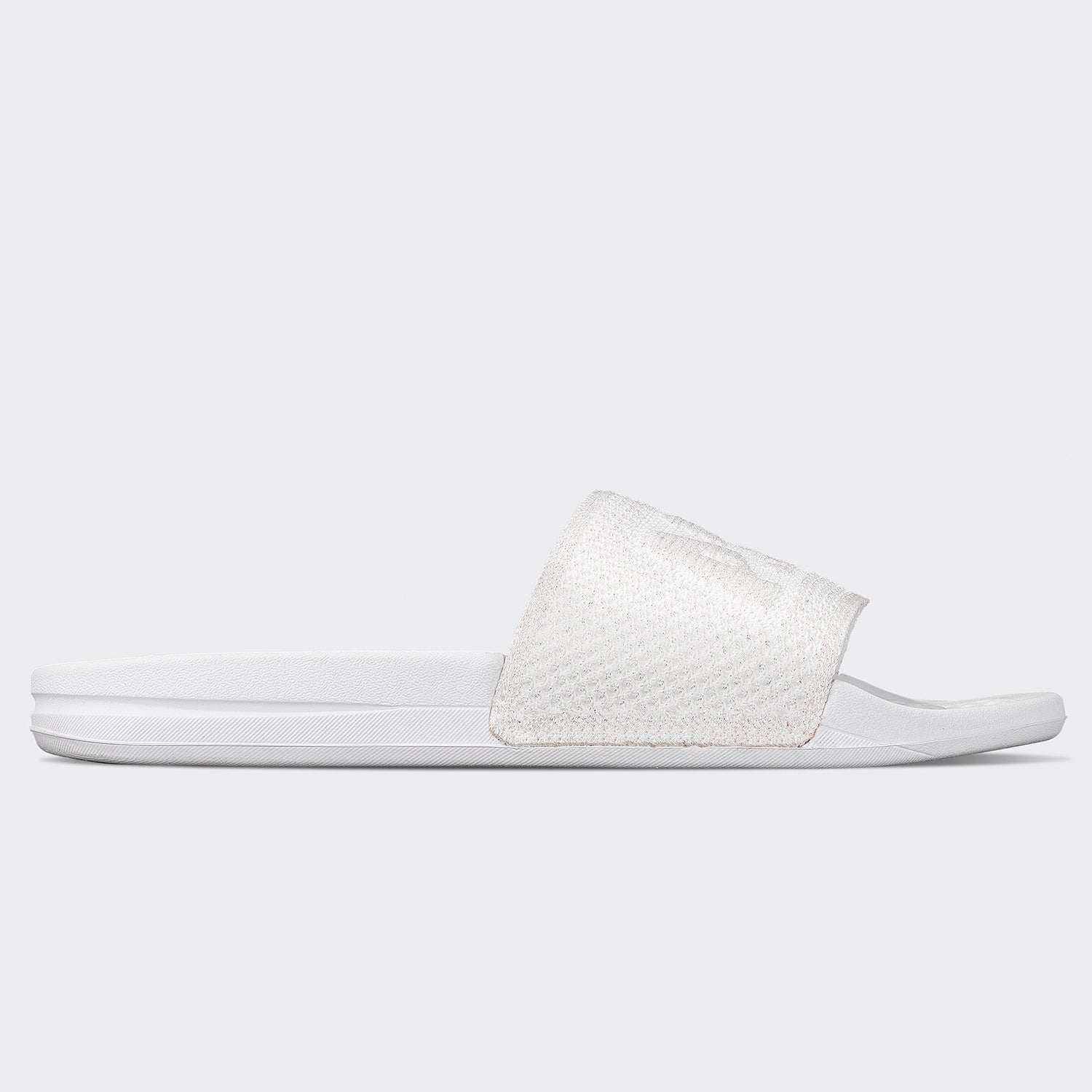 Men's Big Logo TechLoom Slide Metallic Pearl / White view 2