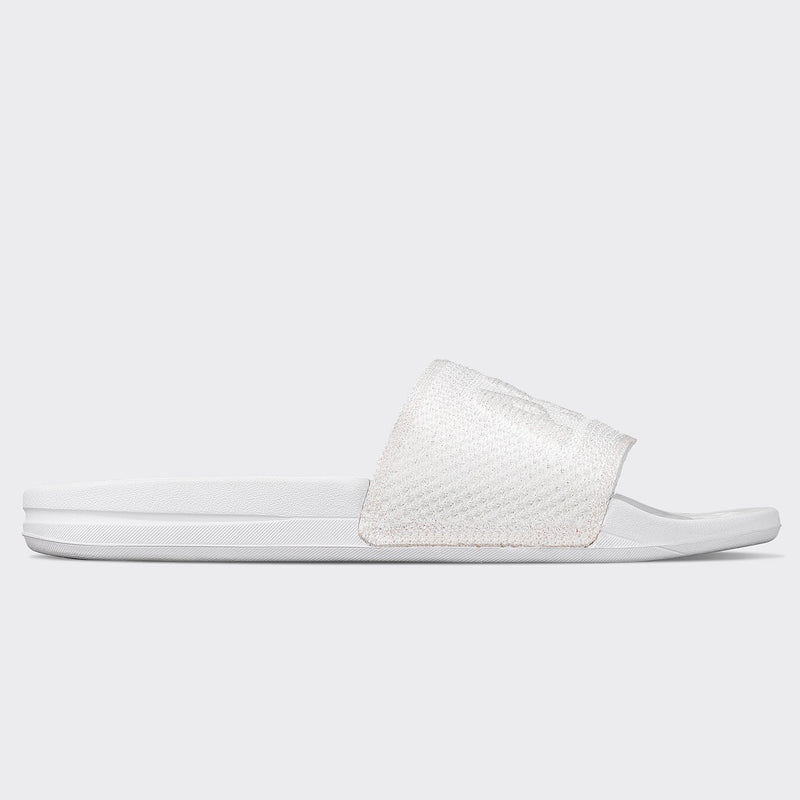 Men's Big Logo TechLoom Slide Metallic Pearl / White view 2