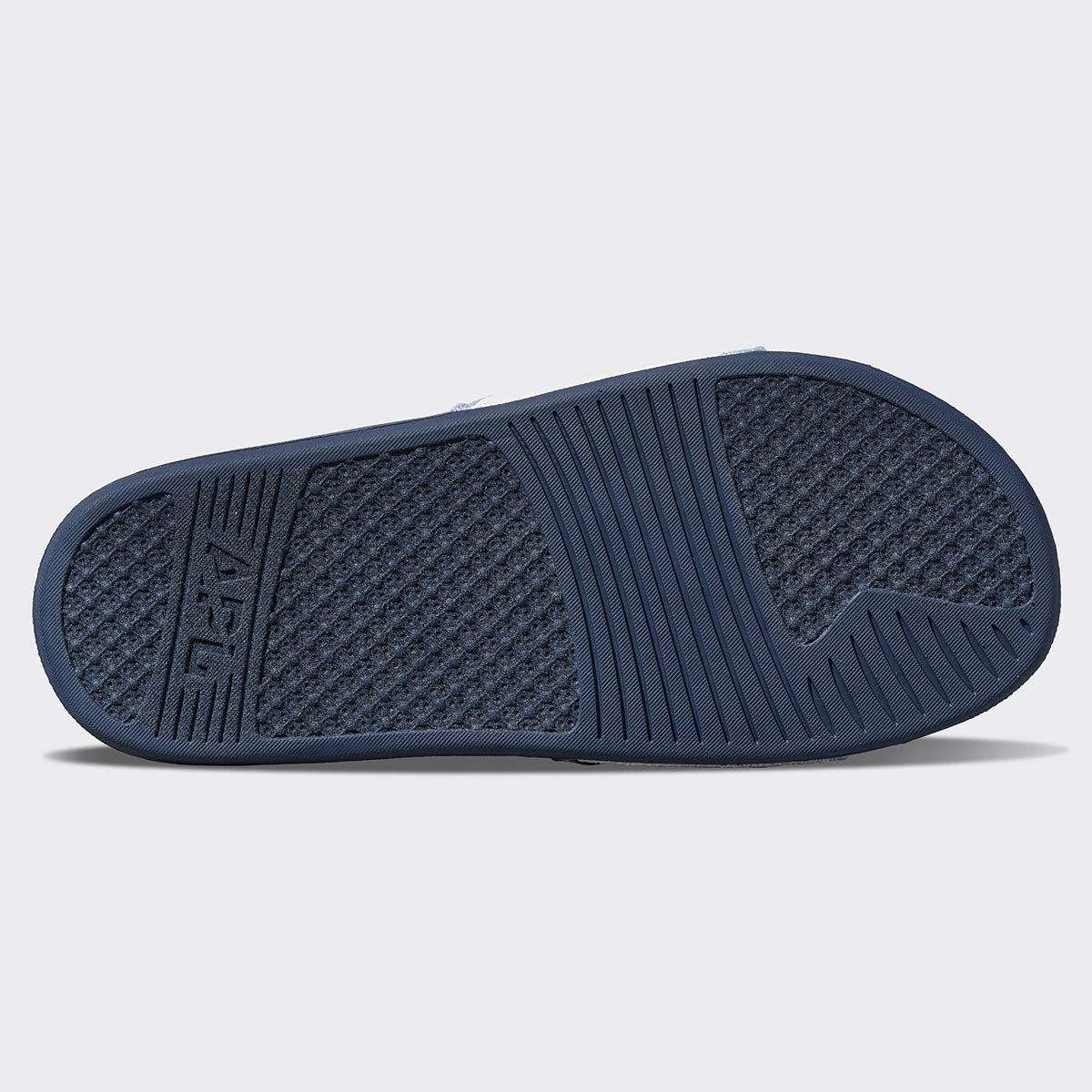 Men's Big Logo TechLoom Slide Midnight / Pristine / Forged Blue view 6