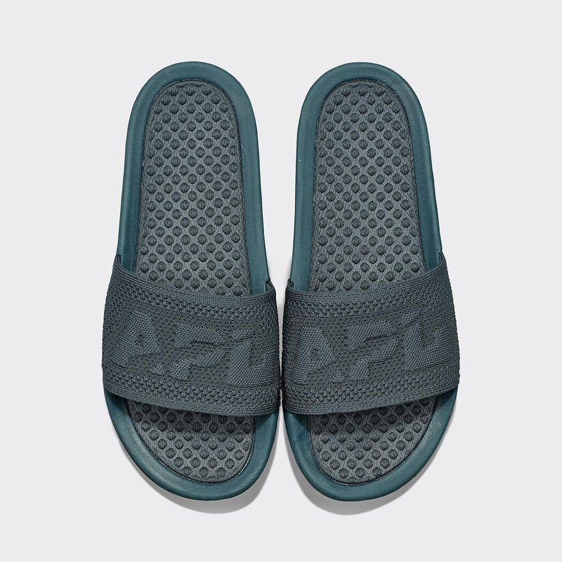 Men's Big Logo TechLoom Slide Midnight Jungle view 1