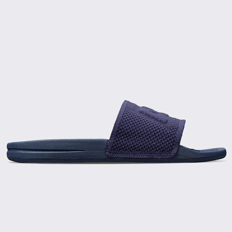 Women's Big Logo TechLoom Slide Navy view 2