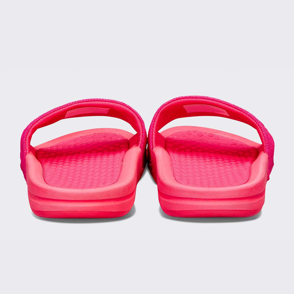 Women's Big Logo TechLoom Slide Metallic Neon Pink view 4