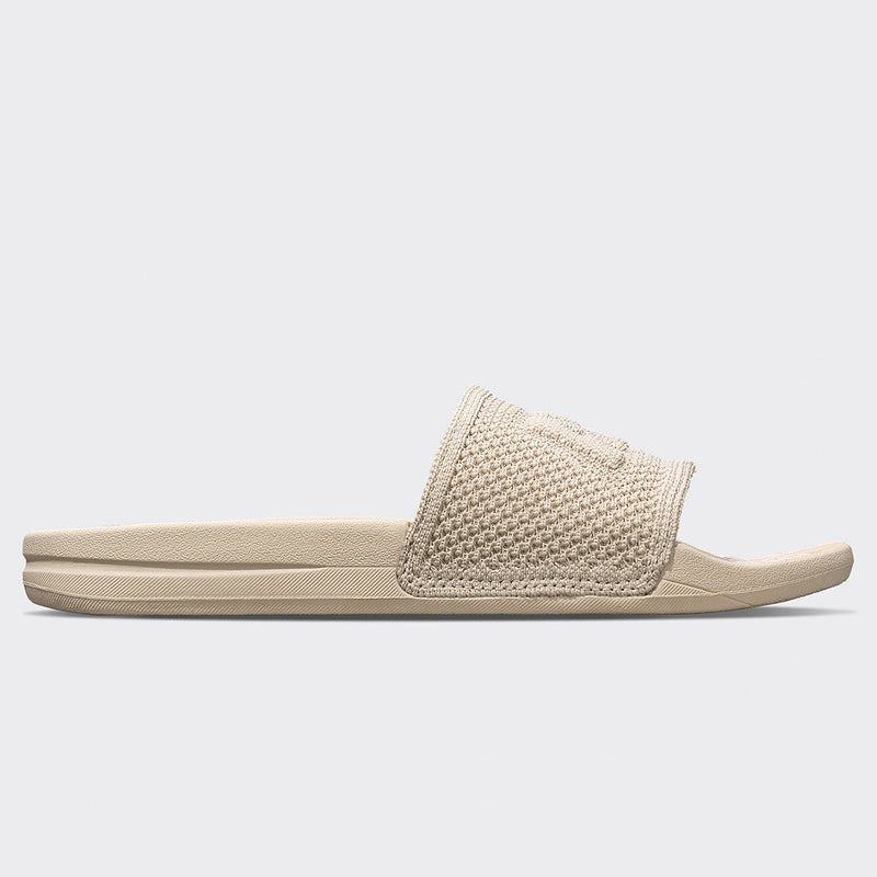 Women's Big Logo TechLoom Slide Parchment view 2