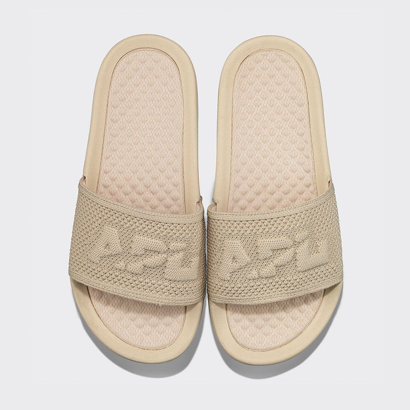 Women's Big Logo TechLoom Slide Parchment view 1