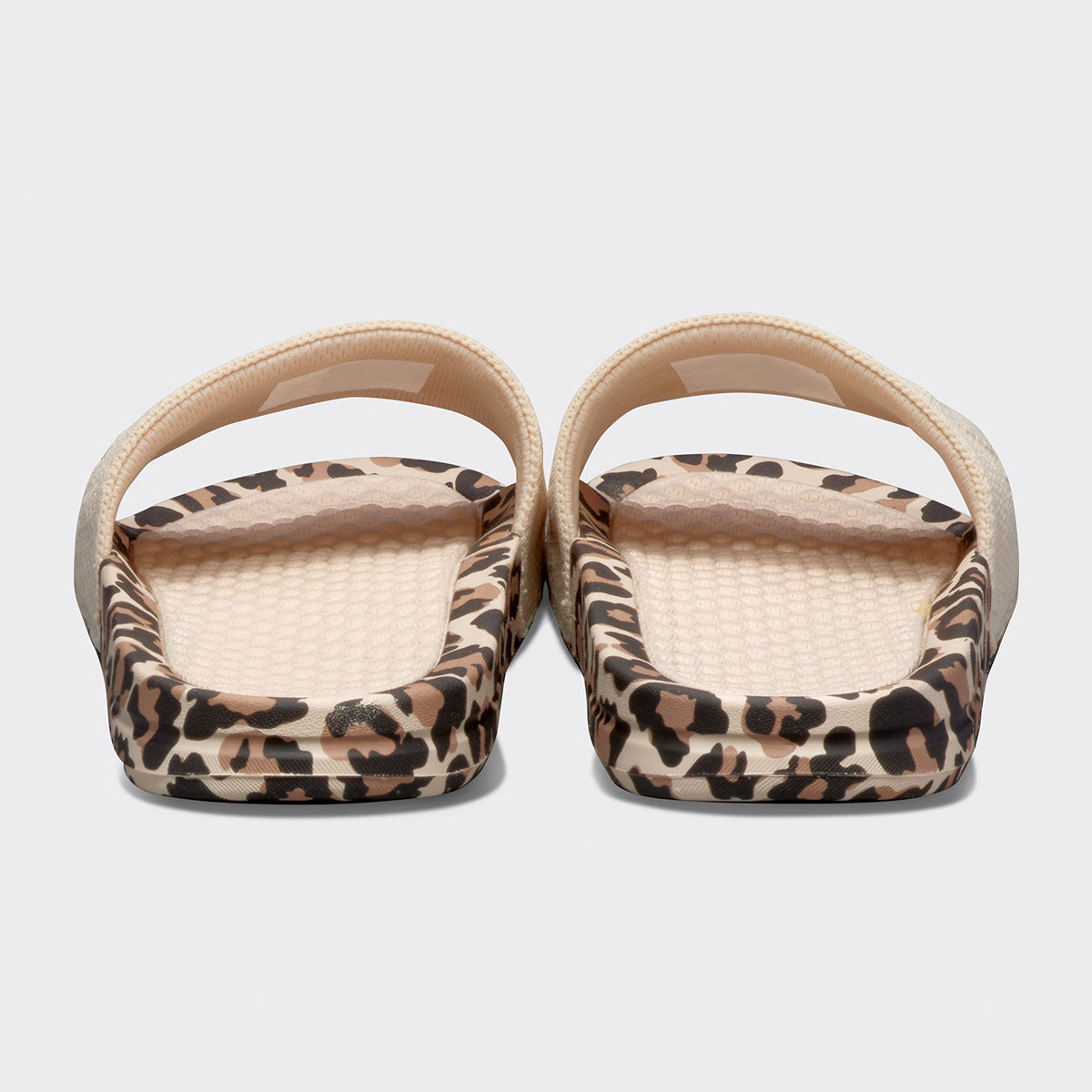 Women's Big Logo TechLoom Slide Parchment / Leopard view 4