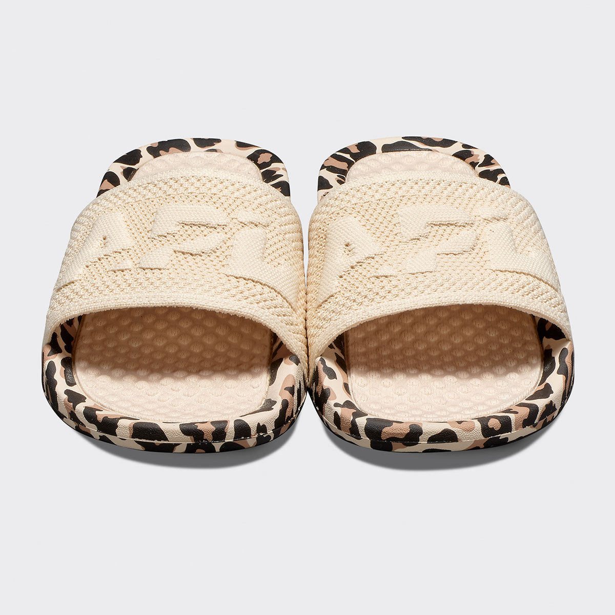 Women's Big Logo TechLoom Slide Parchment / Leopard view 5