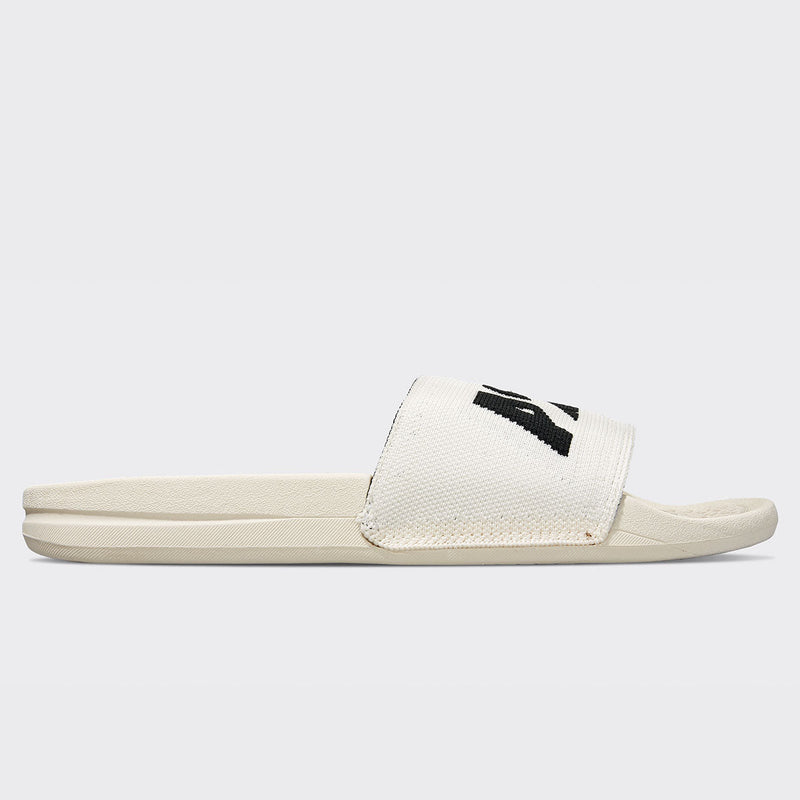 Women's Big Logo TechLoom Slide Pristine / Black view 2
