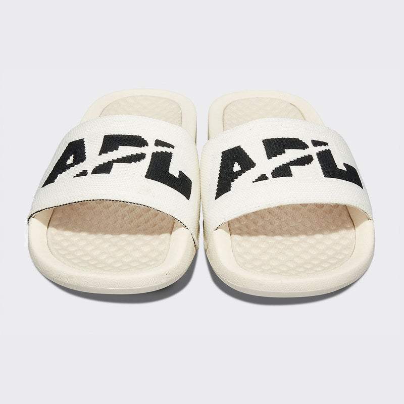 Men's Big Logo TechLoom Slide Pristine / Black view 5