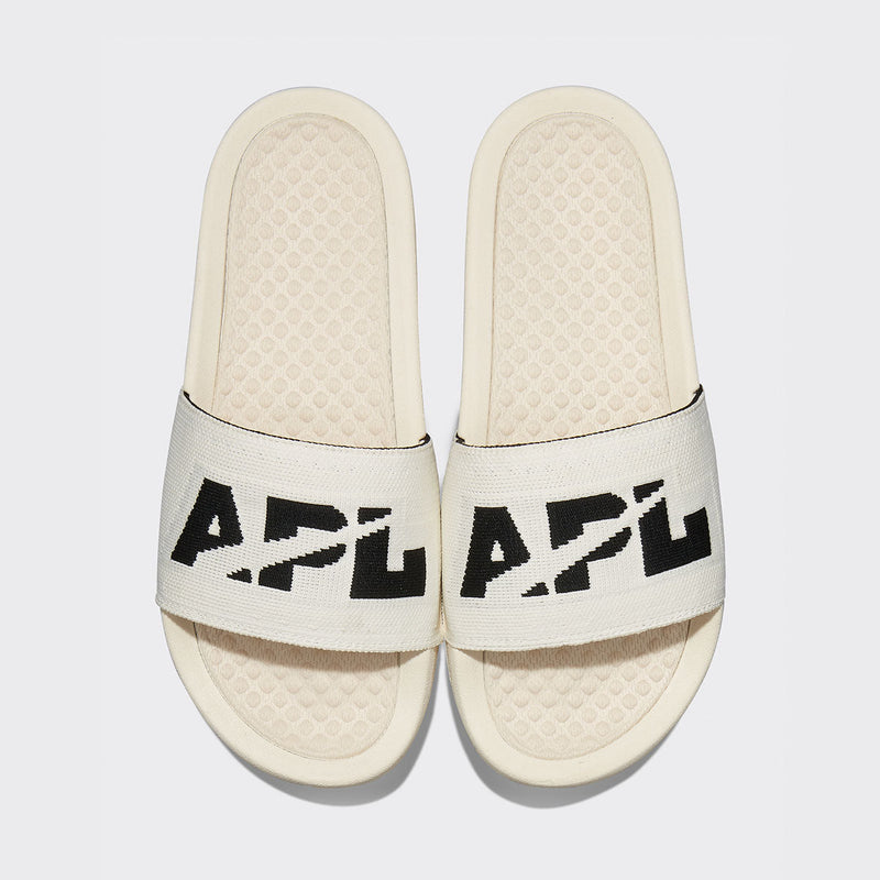 Women's Big Logo TechLoom Slide Pristine / Black view 1