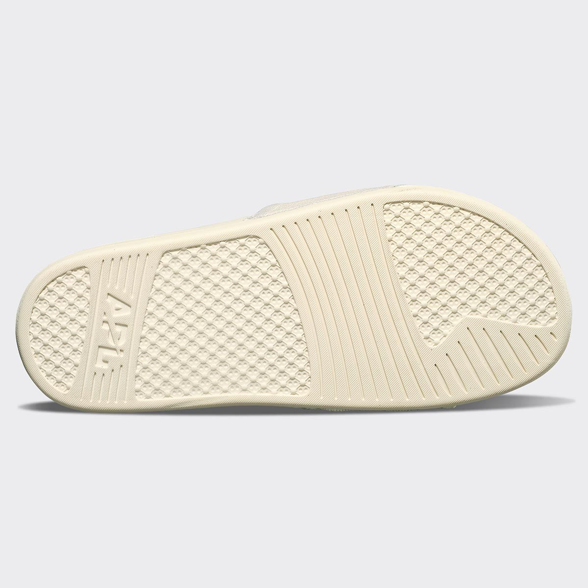 Women's Big Logo TechLoom Slide Pristine / Neon / Blocked view 6