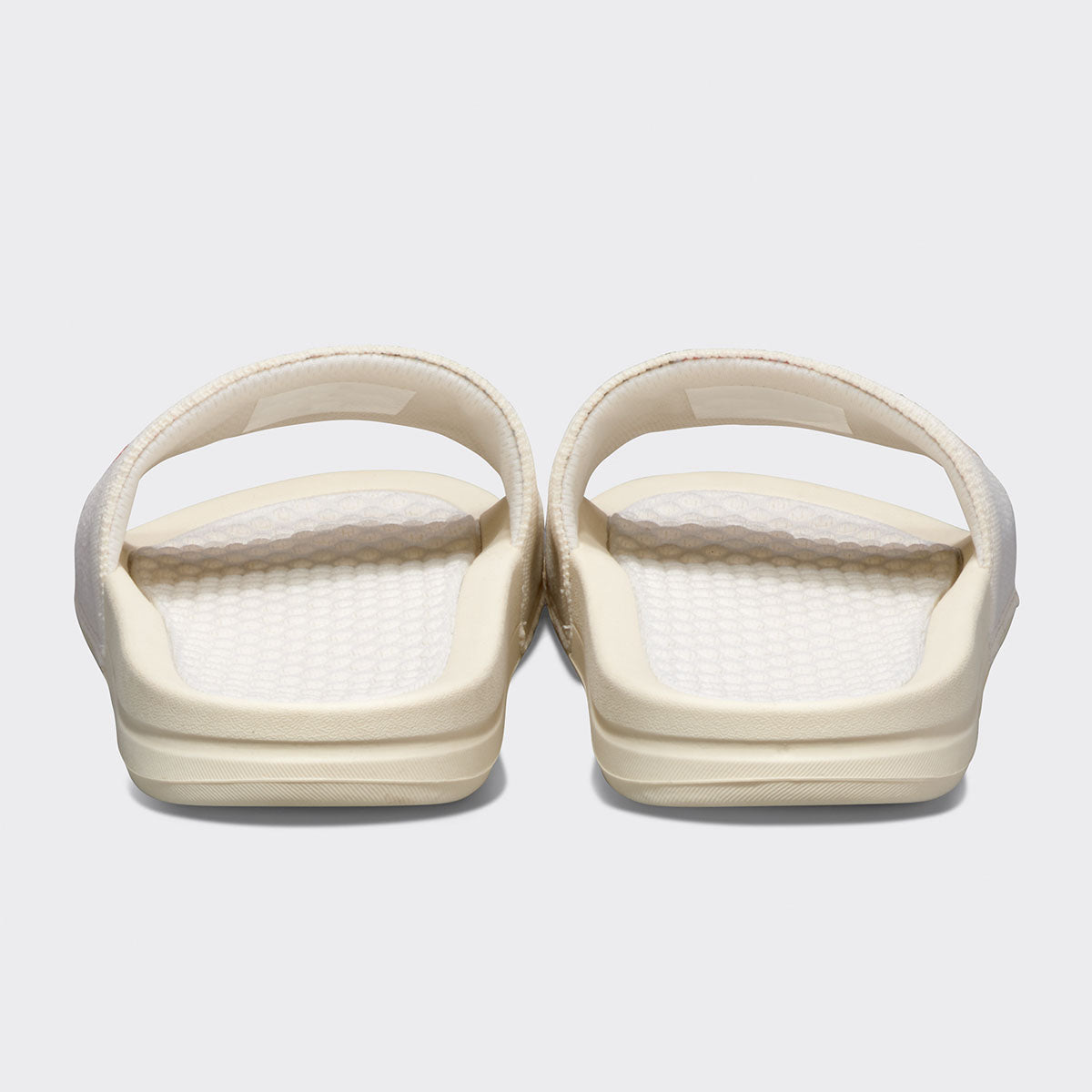 Women's Big Logo TechLoom Slide Pristine / Pastel / Blocked view 4