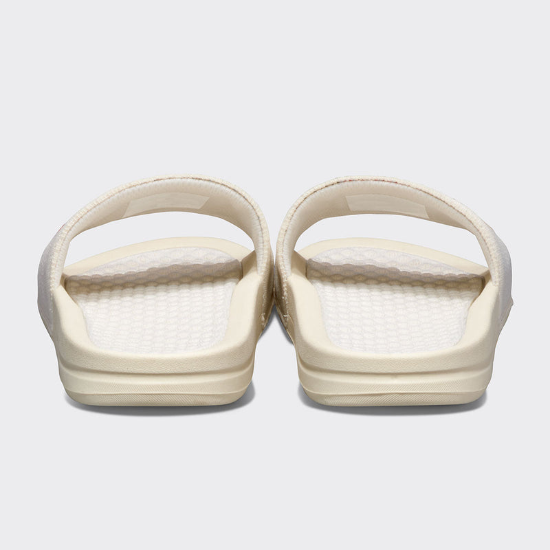 Women's Big Logo TechLoom Slide Pristine / Pastel / Blocked view 4