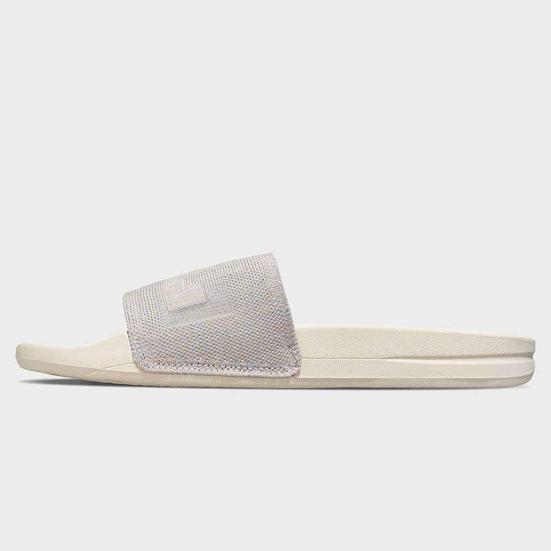 Men's Big Logo TechLoom Slide Pristine / Pastel / Melange view 3