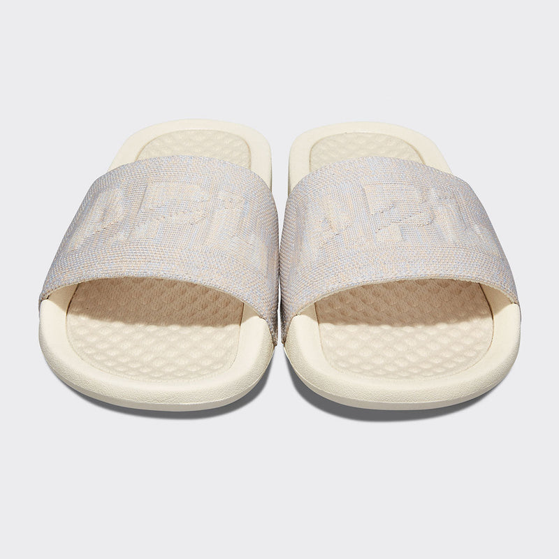 Women's Big Logo TechLoom Slide Pristine / Pastel / Melange view 5