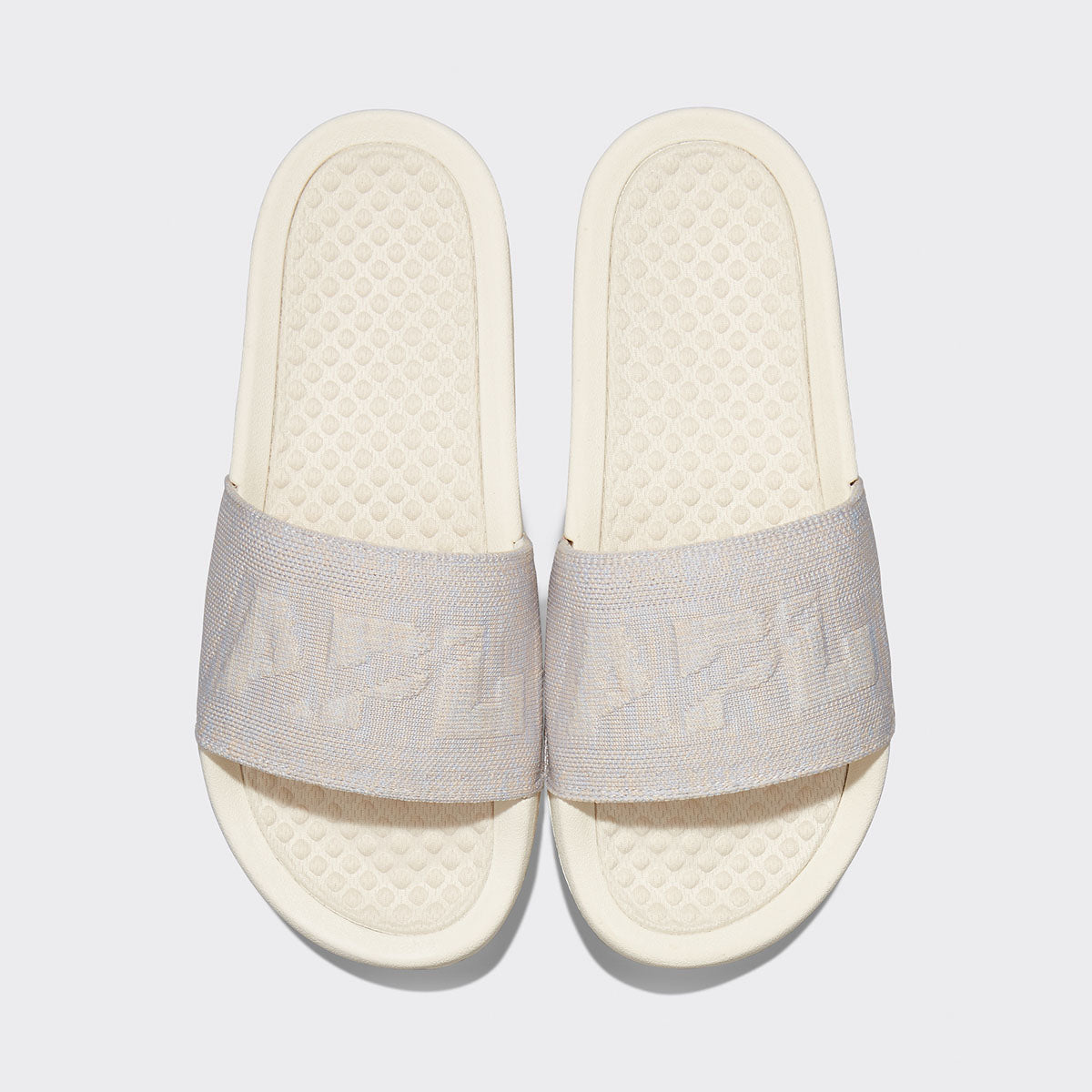 Women's Big Logo TechLoom Slide Pristine / Pastel / Melange view 1