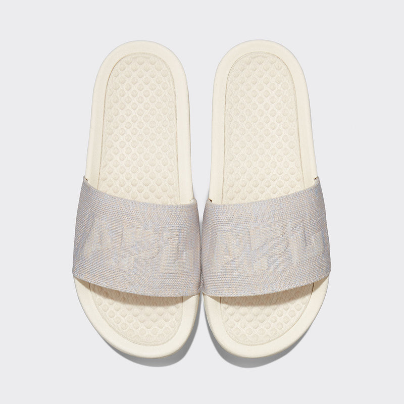 Women's Big Logo TechLoom Slide Pristine / Pastel / Melange view 1