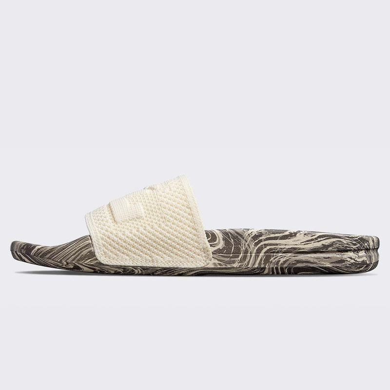 Men's Big Logo TechLoom Slide Pristine / Silver Travertine / Marble view 3