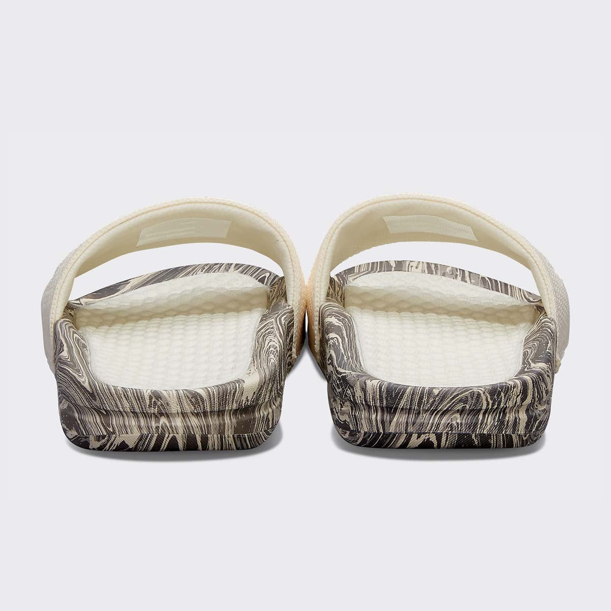 Men's Big Logo TechLoom Slide Pristine / Silver Travertine / Marble view 4