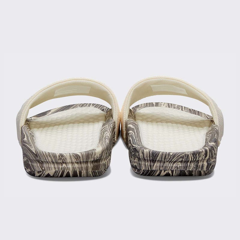 Women's Big Logo TechLoom Slide Pristine / Silver Travertine / Marble view 4