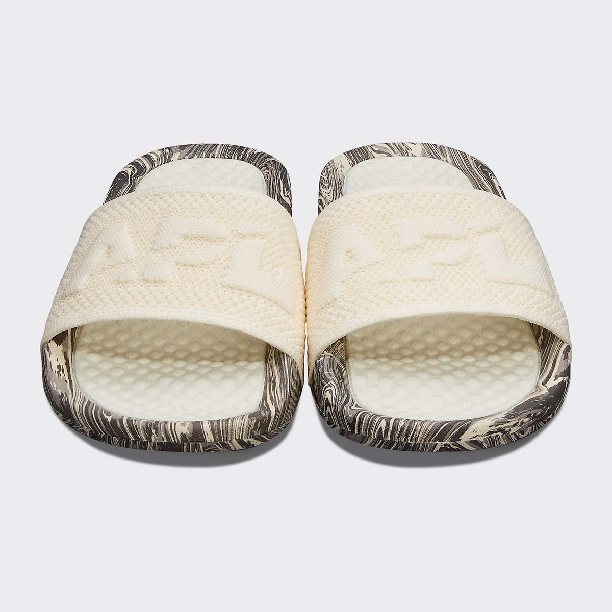 Men's Big Logo TechLoom Slide Pristine / Silver Travertine / Marble view 5