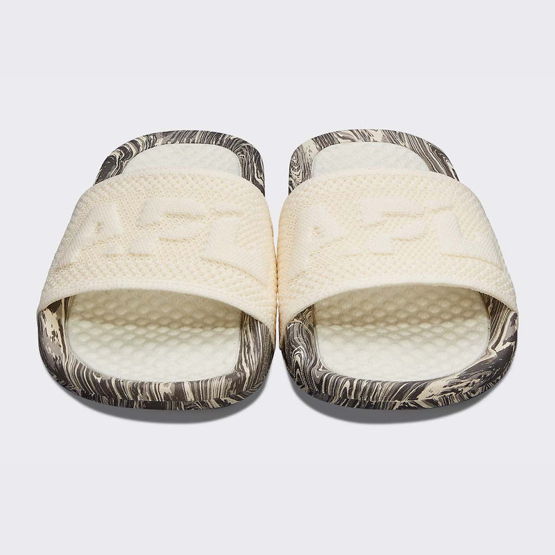 Men's Big Logo TechLoom Slide Pristine / Silver Travertine / Marble view 5