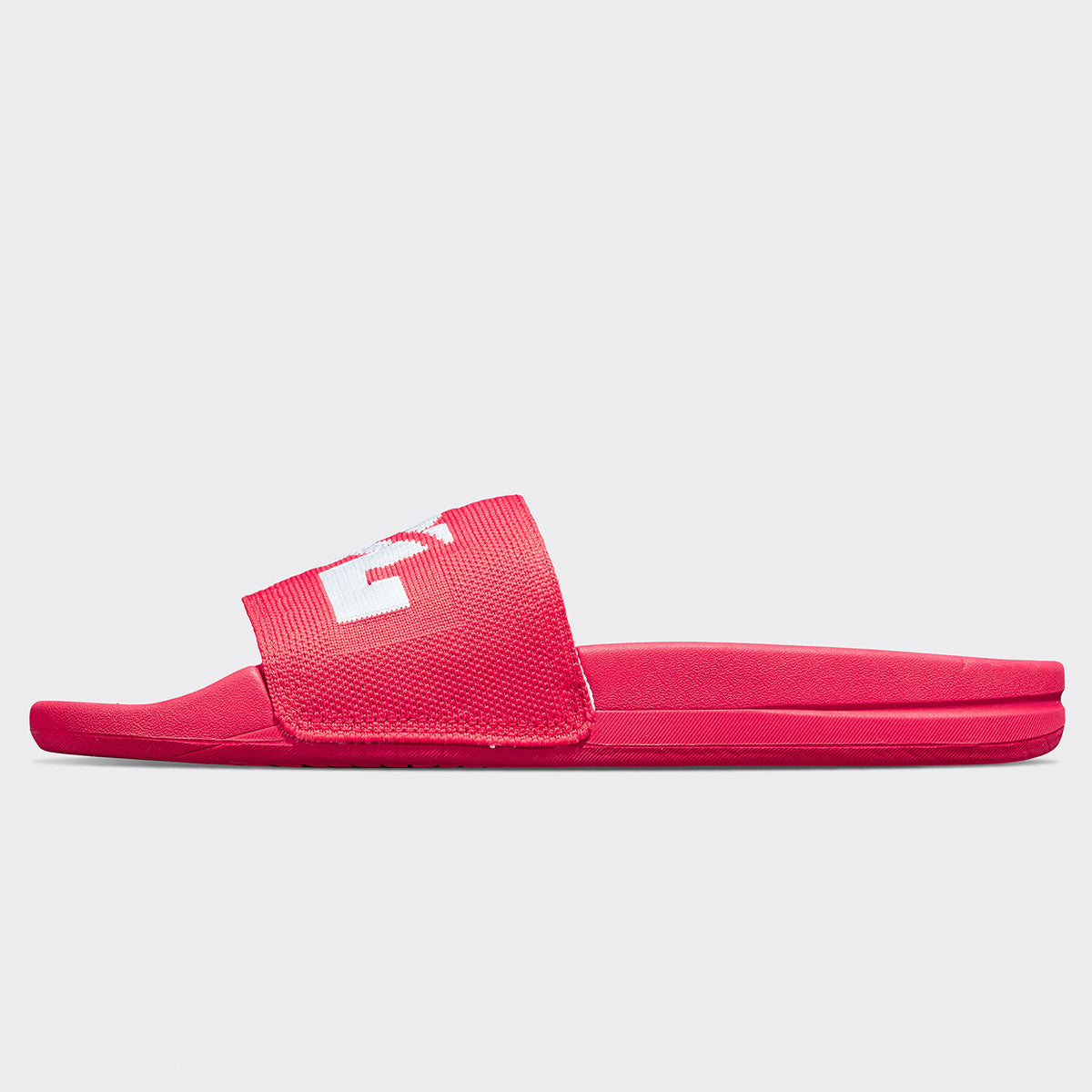 Men's Big Logo TechLoom Slide Red / White view 3