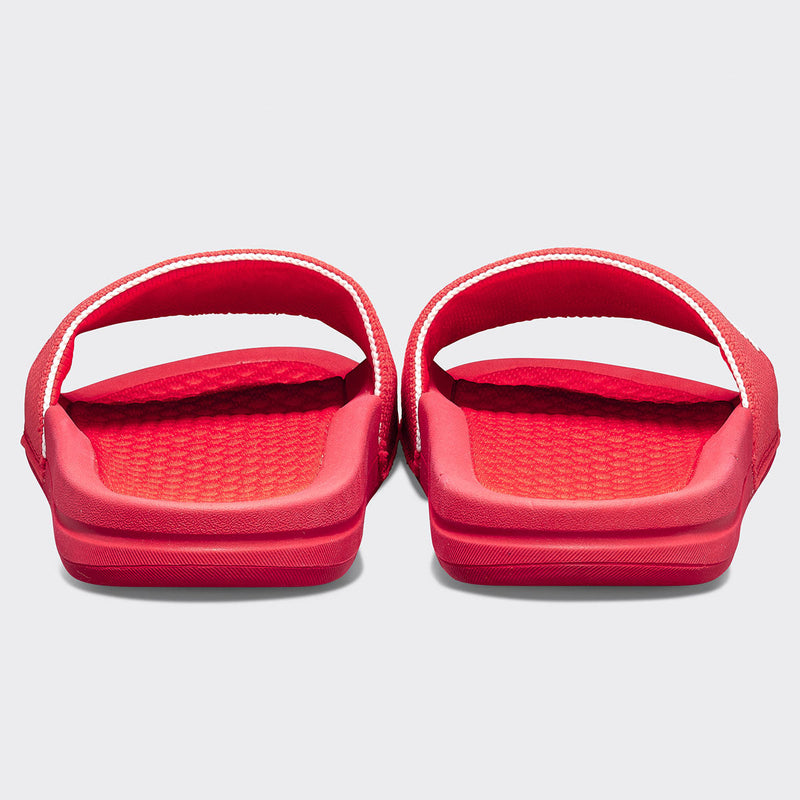 Men's Big Logo TechLoom Slide Red / White view 4
