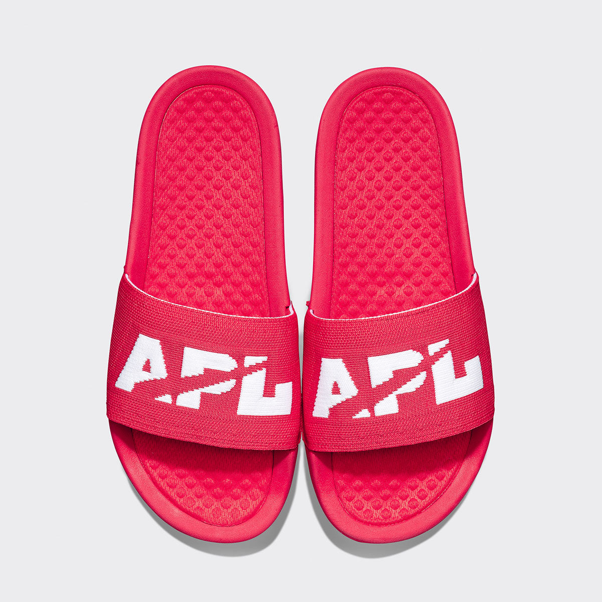 Women's Big Logo TechLoom Slide Red / White view 1
