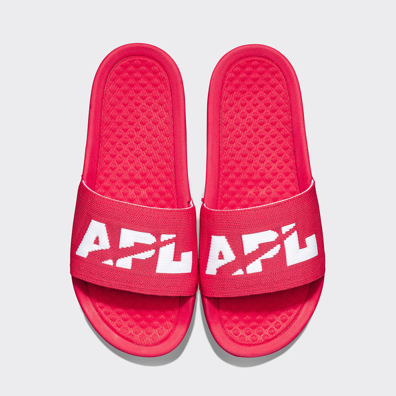 Men's Big Logo TechLoom Slide Red / White view 1