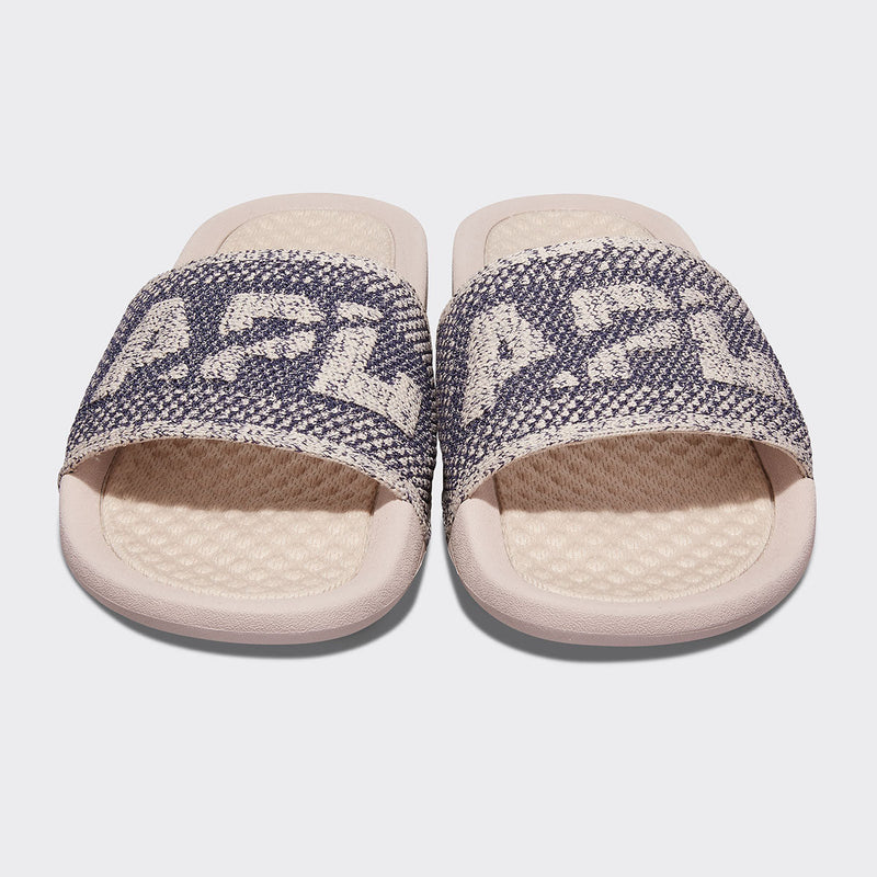 Women's Big Logo TechLoom Slide Rose Dust / Navy / Melange view 5