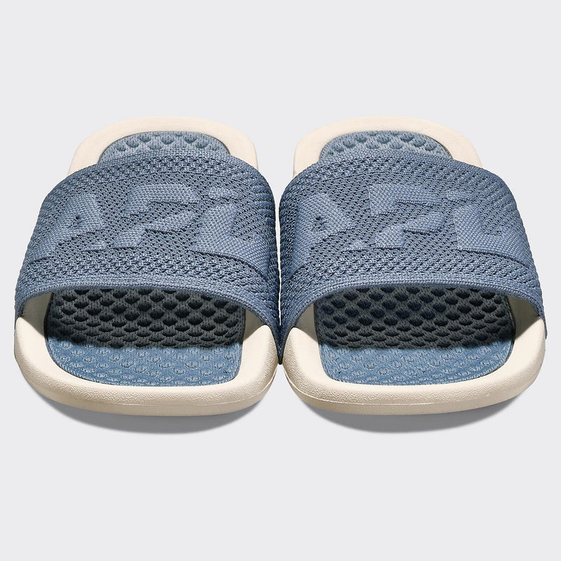 Women's Big Logo TechLoom Slide Slate / Pristine view 5