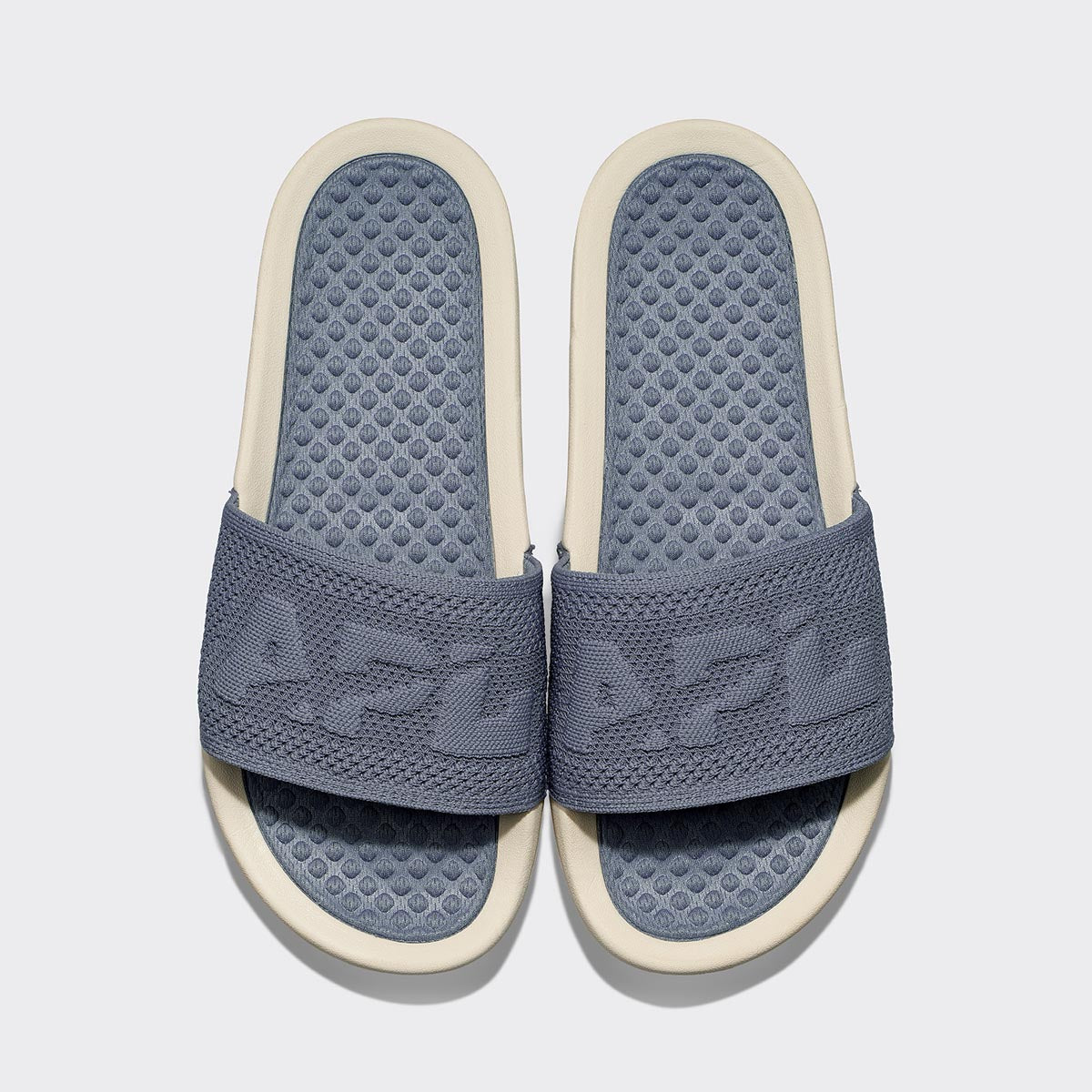 Men's Big Logo TechLoom Slide Slate / Pristine view 1