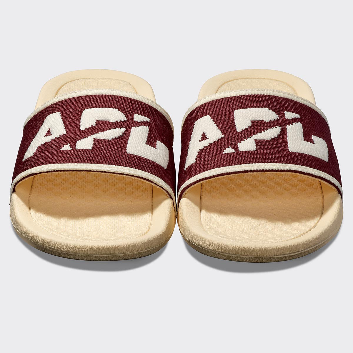 Men's Big Logo TechLoom Slide Vanilla / Burgundy / Sea Salt view 5