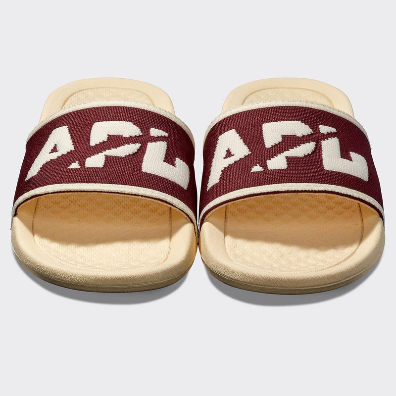 Men's Big Logo TechLoom Slide Vanilla / Burgundy / Sea Salt view 5