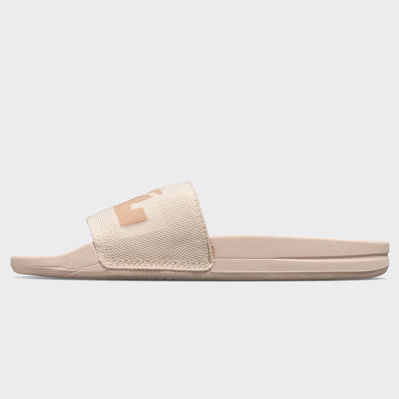 Women's Big Logo TechLoom Slide Warm Silk / Caramel view 3