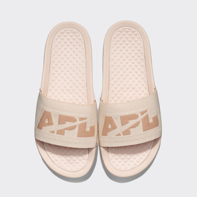 Men's Big Logo TechLoom Slide Warm Silk / Caramel view 1