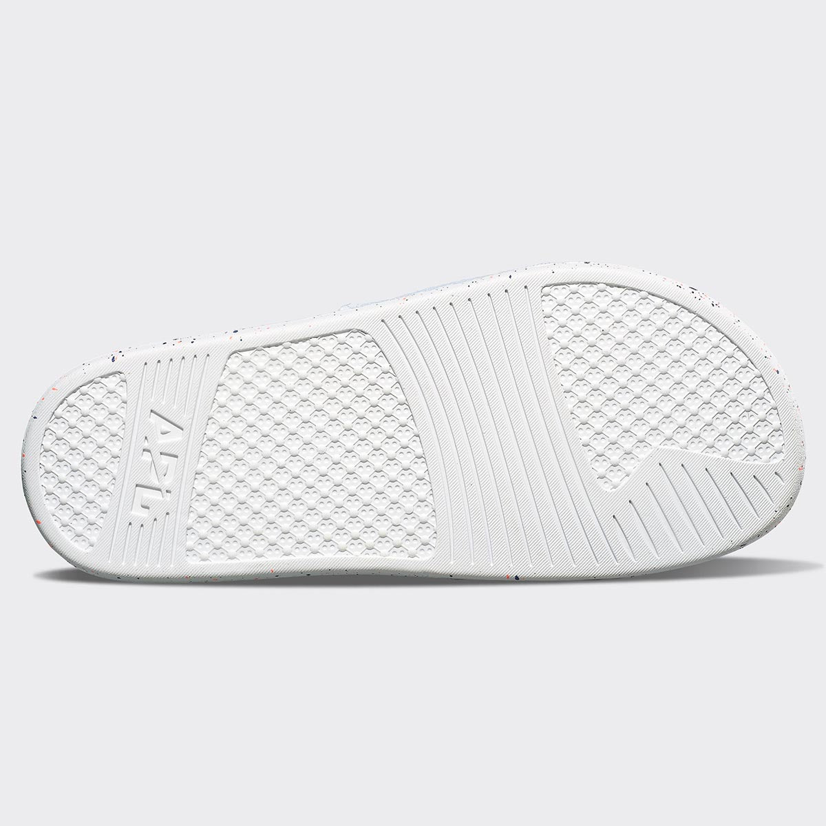 Men's Big Logo TechLoom Slide White / Impulse Red / Blue Haze view 6