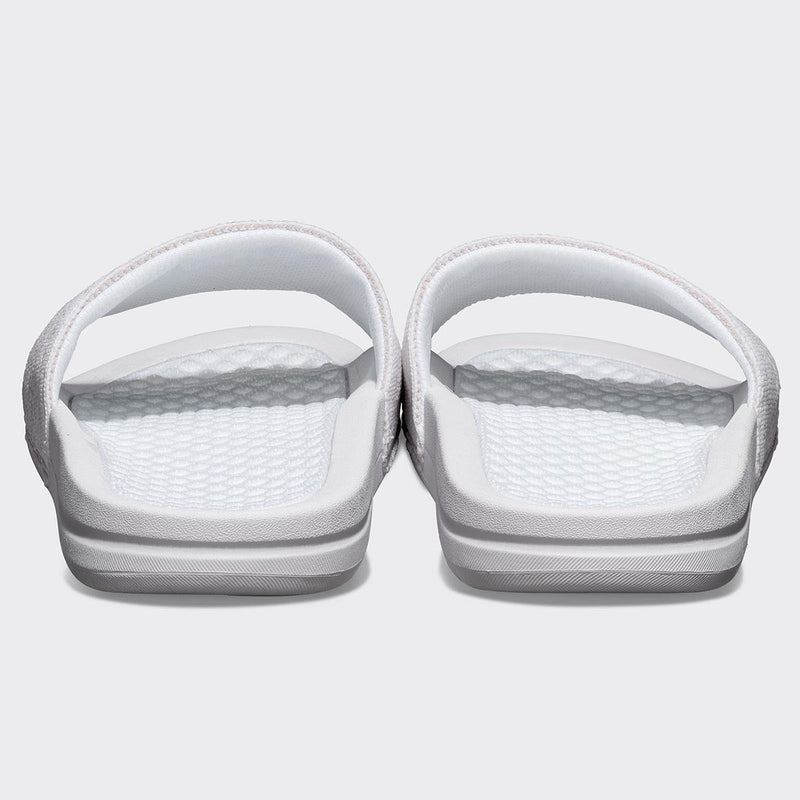 Men's Big Logo TechLoom Slide White / Pastel Melange / Ombre view 4
