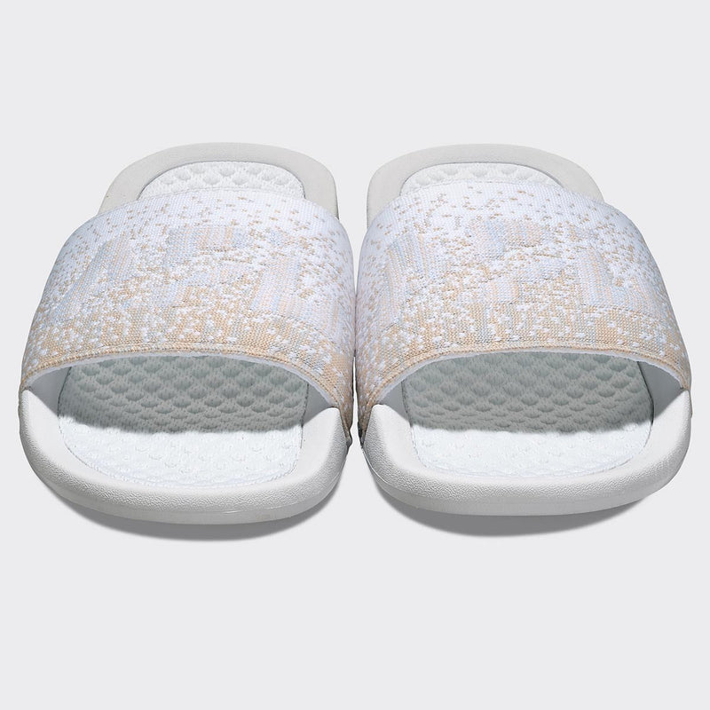Men's Big Logo TechLoom Slide White / Pastel Melange / Ombre view 5
