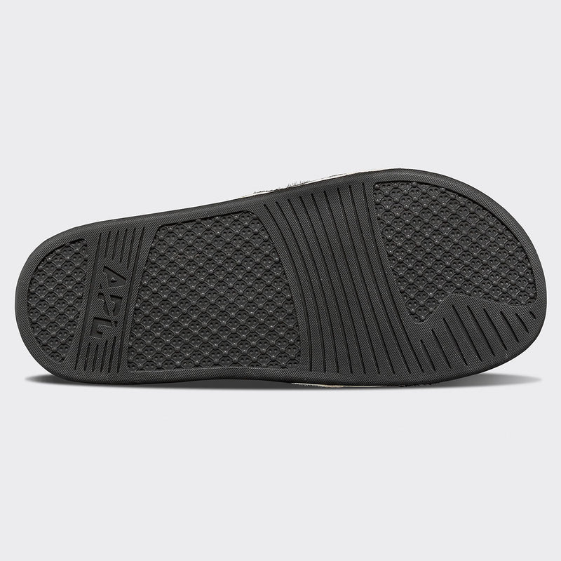 Women's Iconic Slide Black / White / Cow view 6