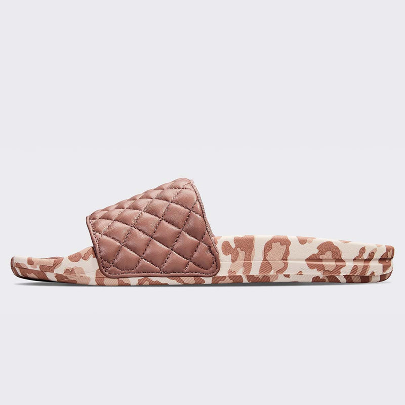 Women's Lusso Slide Beachwood / Leopard view 3