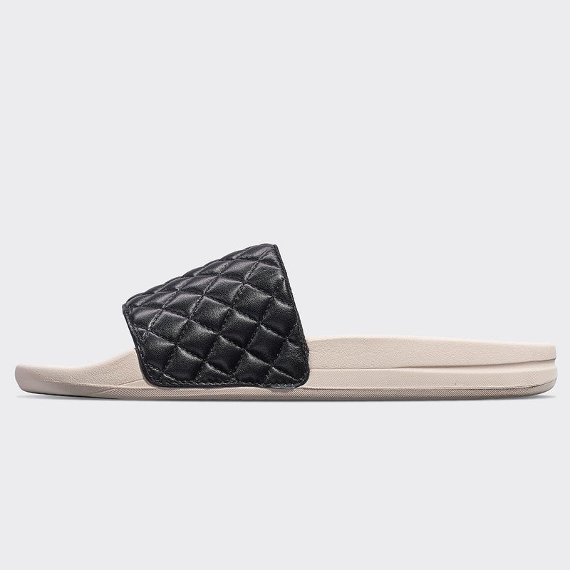 Women's Lusso Slide Black / Creme view 3