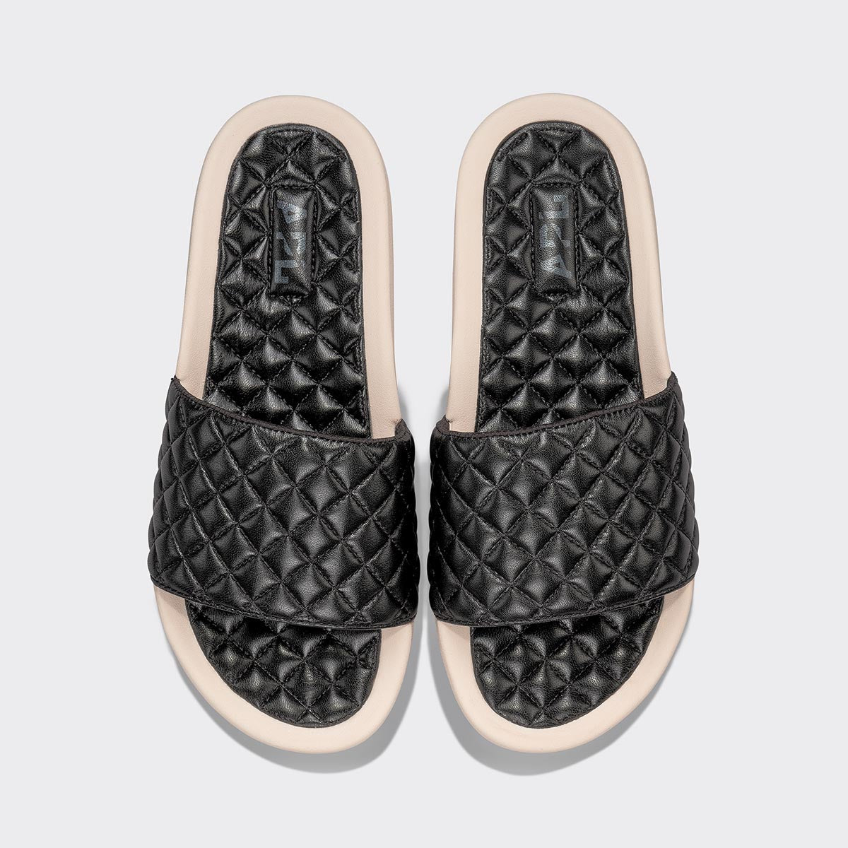 Women's Lusso Slide Black / Creme view 1