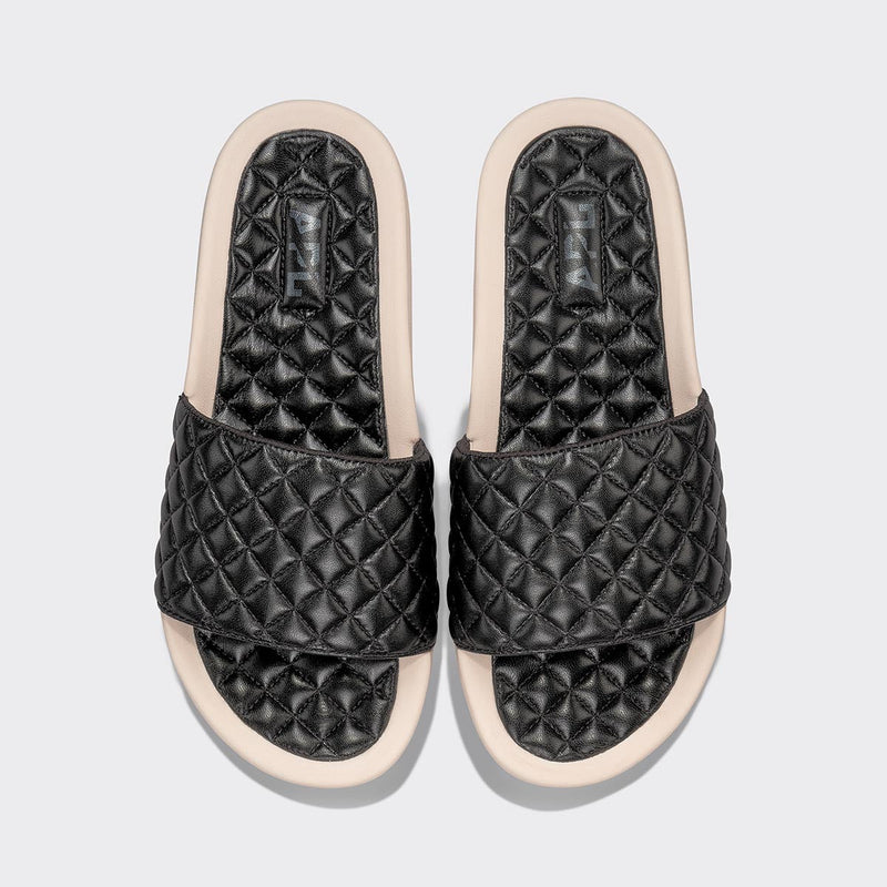 Women's Lusso Slide Black / Creme view 1