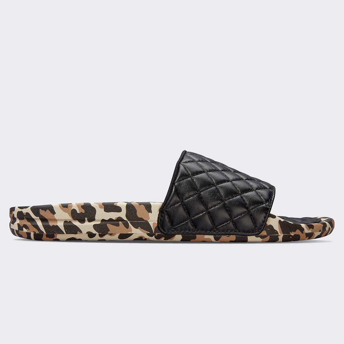 Men's Lusso Slide Black / Leopard view 2