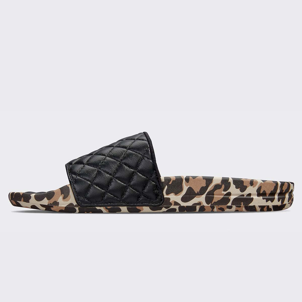 Men's Lusso Slide Black / Leopard view 3