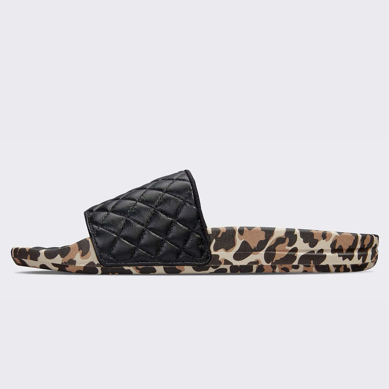 Men's Lusso Slide Black / Leopard view 3